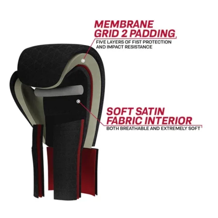 RDX F4 rukavice za boks trening i sparing samojako shop crvene presijek