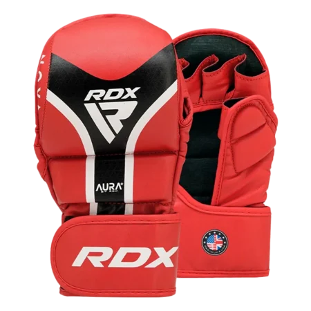 RDX T17 Aura plus mma trening i sparing rukavice bestbuy rukavice mma oprema samojakoshop crvene