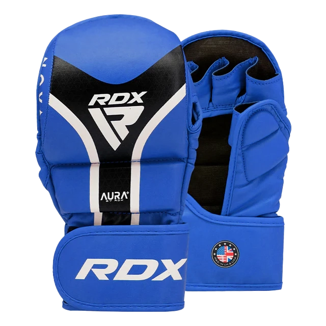 RDX T17 Aura plus mma trening i sparing rukavice bestbuy rukavice mma oprema samojakoshop plave