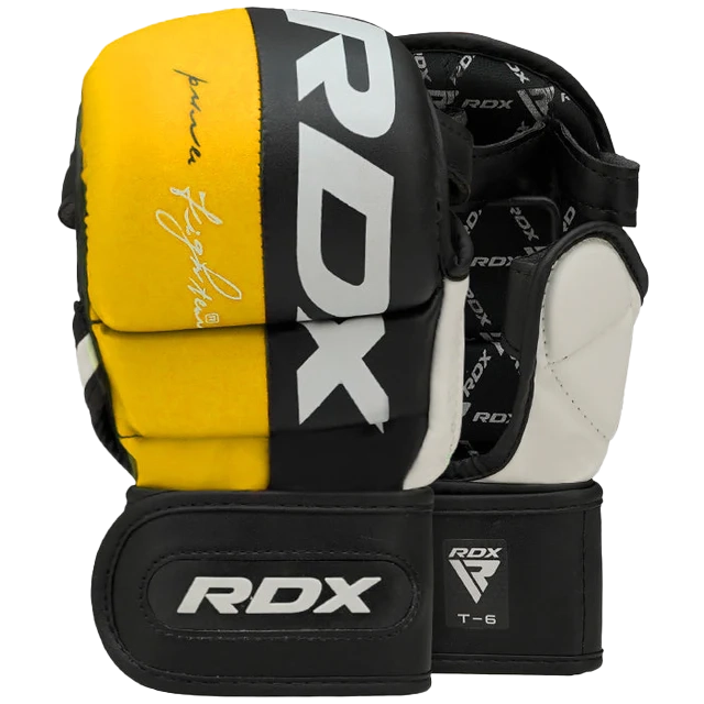 RDX T6 mma trening i sparing rukavice bestbuy rukavice mma oprema samojakoshop zute