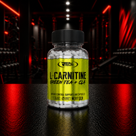 Real Pharm L-Carnitine + CLA + Green Tea 90 kapsula