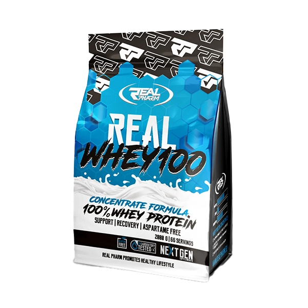Real Whey 100 Real Pharm 2kg jagoda čokolada vanilija Samo Jako shop suplementi