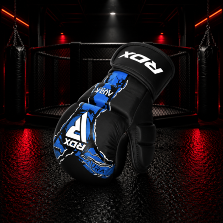 RDX F-17 Aura Plus hibridne MMA rukavice - Plave